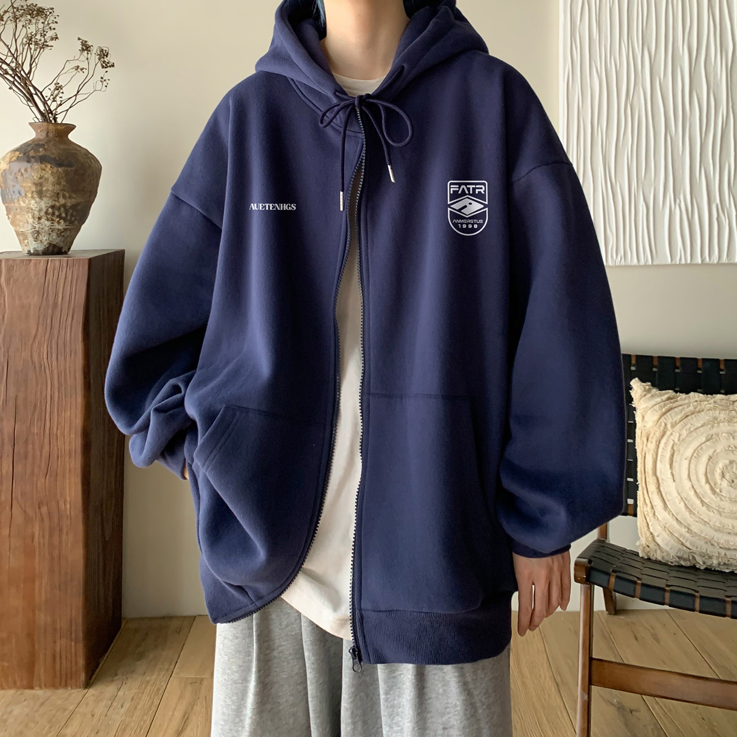 开衫卫衣A336-THKS0099-P78-限价98加绒THKS0099JR-P88-限价108,男装卫衣,电商A336