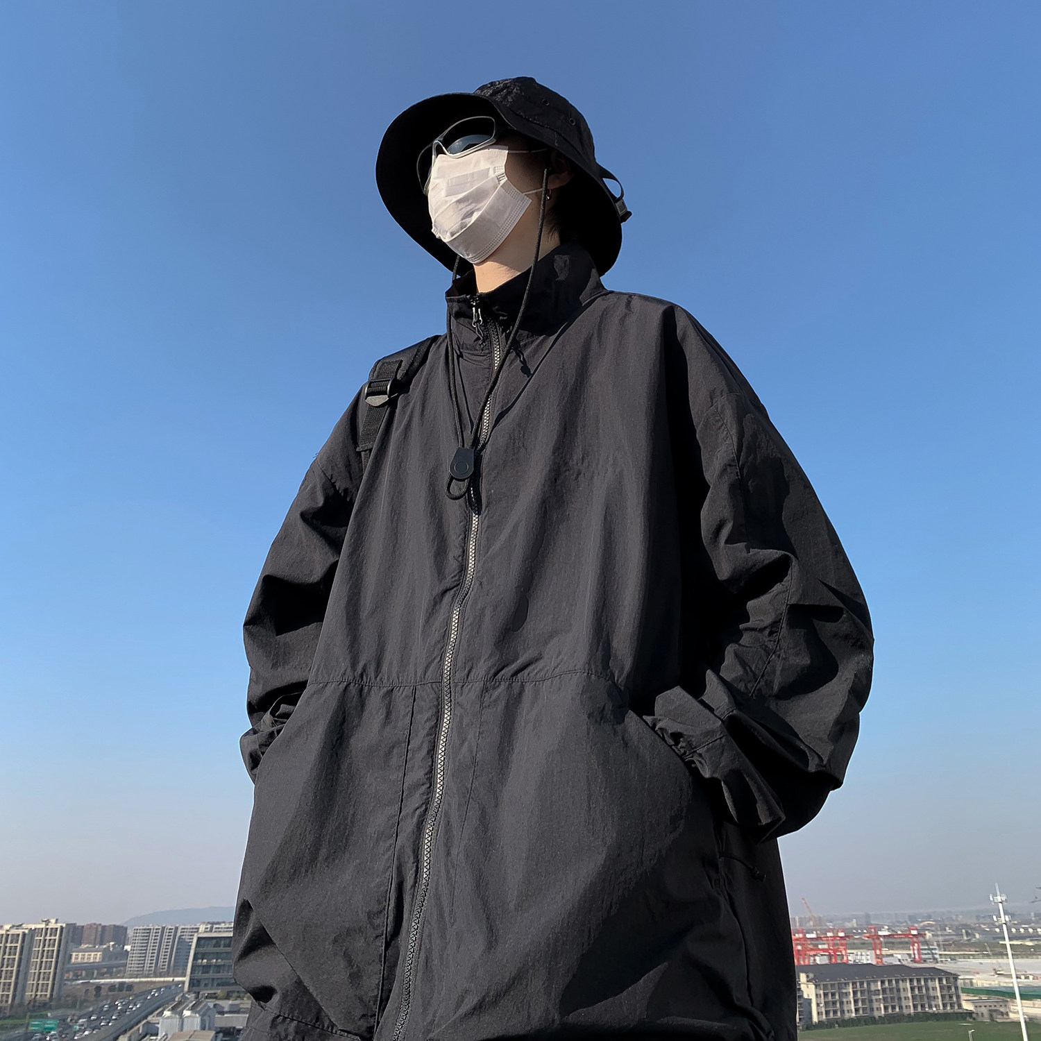 夏季新款防晒衣A336-FS03-P78-限价98（100聚酯纤维）,男装防晒衣,电商A336