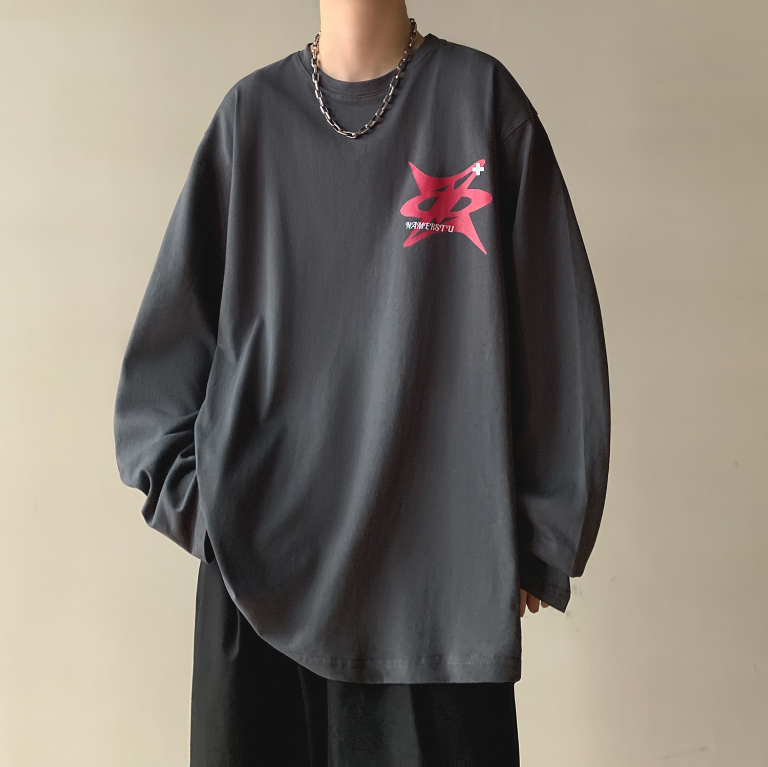 2024秋冬新款长袖T恤A336-CT210-P38-限价48（纯棉）,男装T恤,电商A336