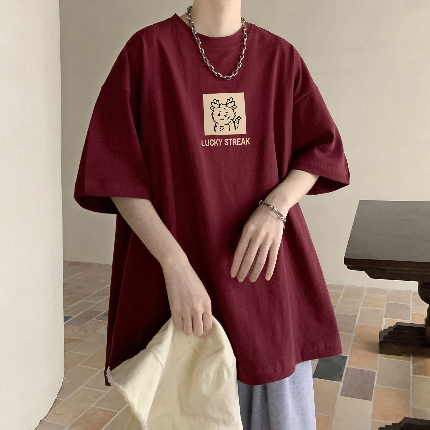 2024夏季新款印花短袖T恤A336-THDX937-P38-限价48（100棉）图片