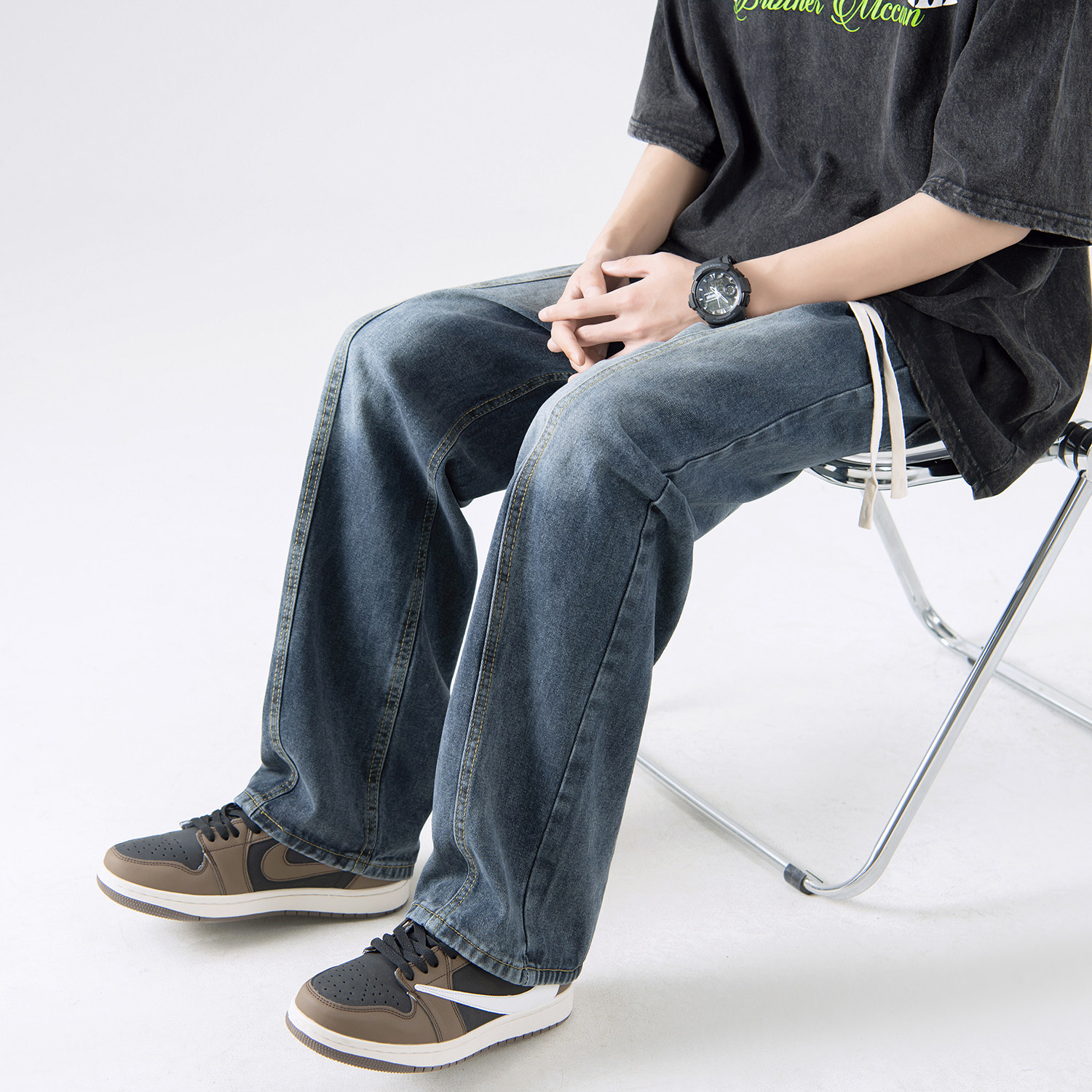 牛仔裤子A336-K030-P58-限价68(75.8%棉14.9%粘纤9.3%聚酯纤维),男装牛仔裤,电商A336