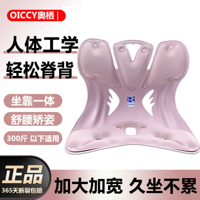 正品 OICCY奥栖护腰坐垫座姿椅靠垫腰部支撑人体工学椅久坐神器