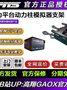 PNS G力赛车模拟器动态模拟赛车支架G力平台动力柱模拟座舱