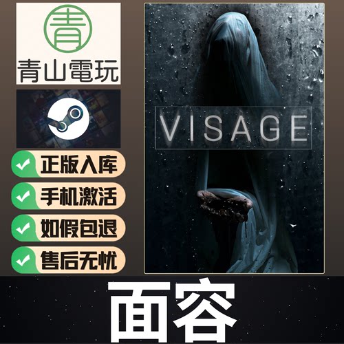 Steam正版 面容 VISAGE 心理恐怖游戏 全球国区激活码 CDKEY