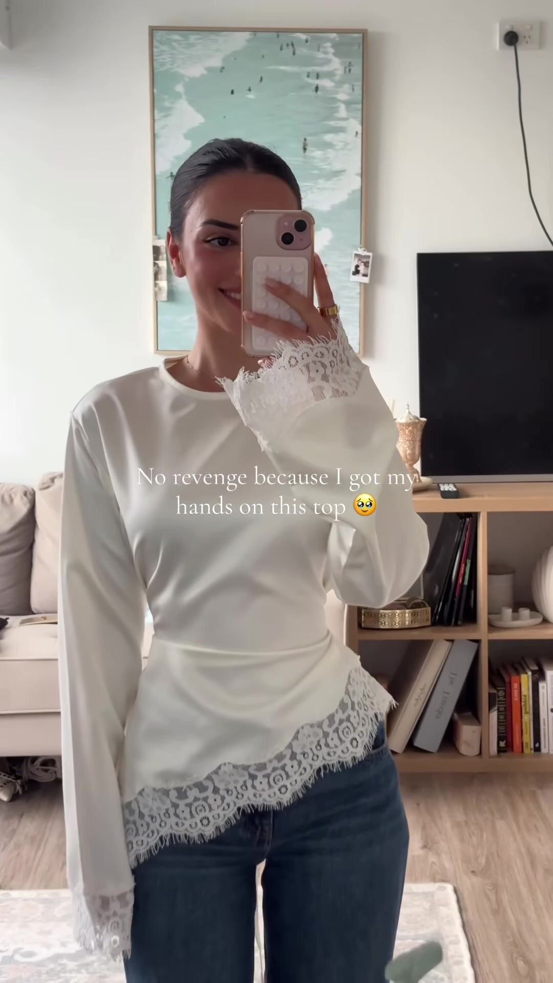 2026 New Lace T—shirt 2026新款蕾丝拼接长袖打底衫T恤
