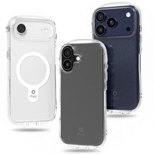 iFace磁吸透明细闪小蛮腰手机套适用苹果iphone17 pro max/iphone Air防摔保护壳magsafe情侣ins风简约清新