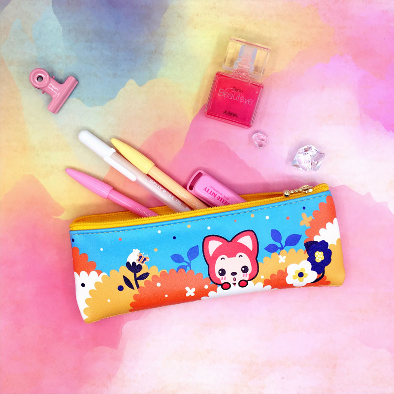 阿狸卡通奇遇笔袋可爱超萌笔袋小学生铅笔大容量立体文具袋