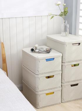 folding storage box plastic clothing sorting large utility