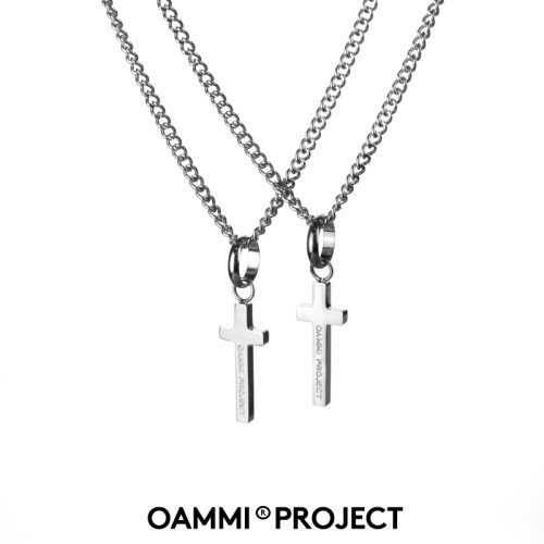 oammi原创设计男潮牌十字架吊坠