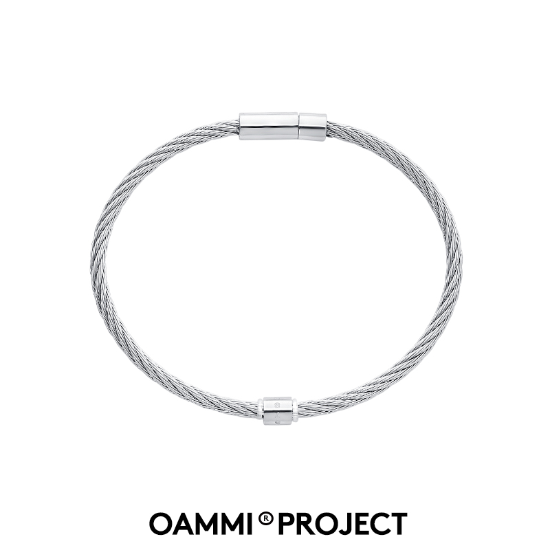oammi幸运数字街头风格304钢手链