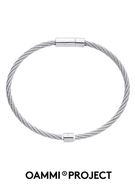 oammi幸运数字街头风格304钢手链