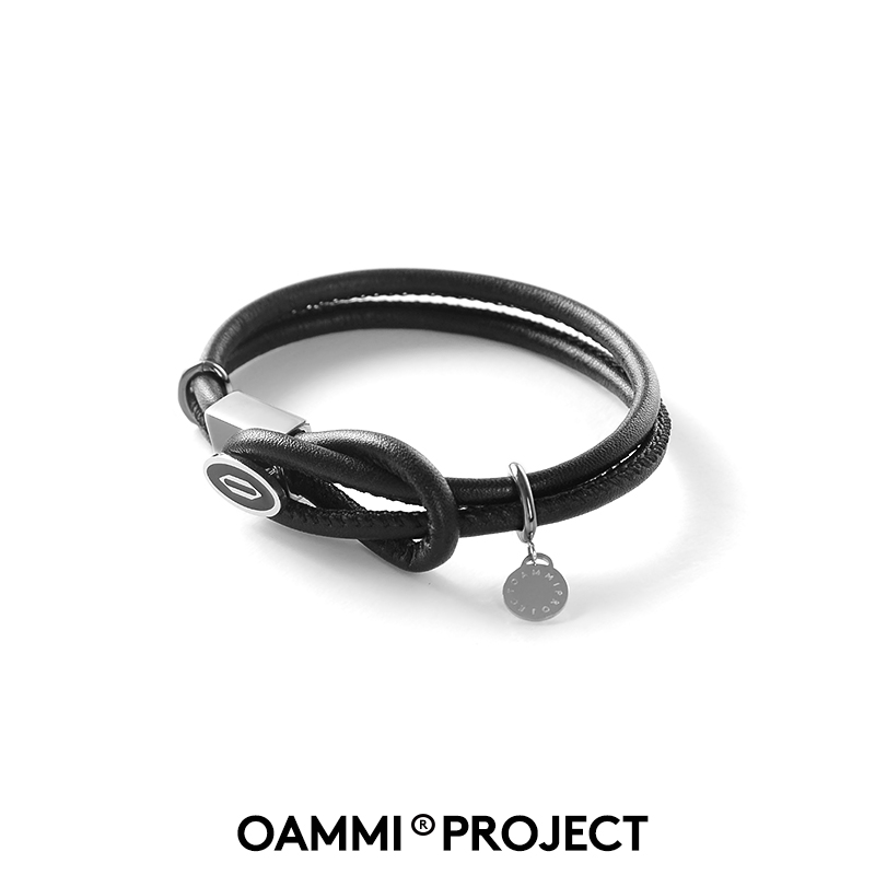 oammi潮牌原创设计钛钢情侣手链