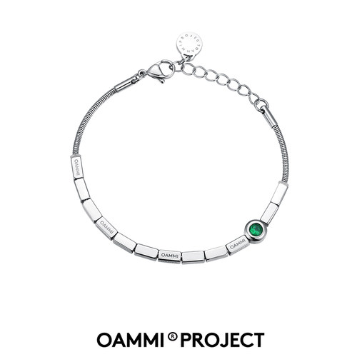 OAMMI原创钛钢长方体拼接手链