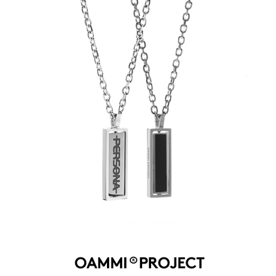 OAMMI原创钛钢嘻哈钛钢情侣项链
