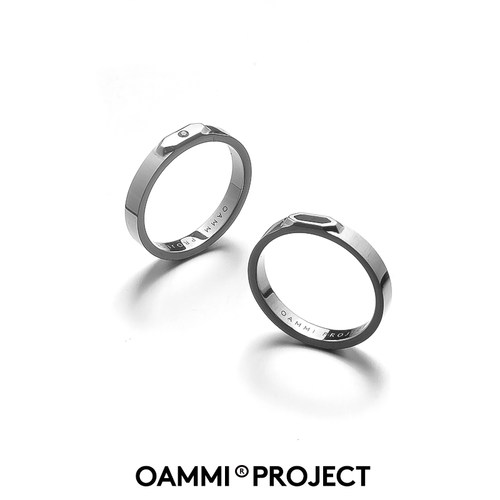 oammi原创设计小众送礼叠戴戒指