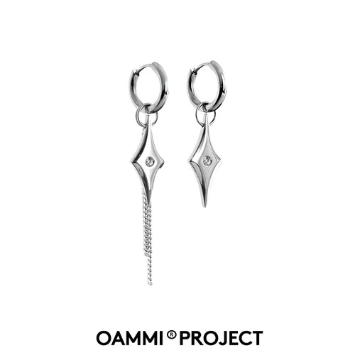 oammi原创设计芒星送礼情侣锆石