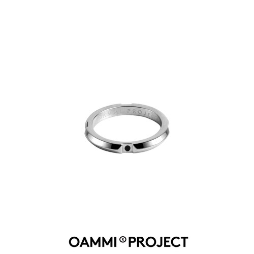 oammi原创设计潮牌棱钛钢戒指
