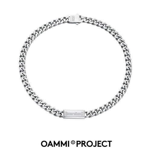 oammi原创潮牌嘻哈不生锈古巴链