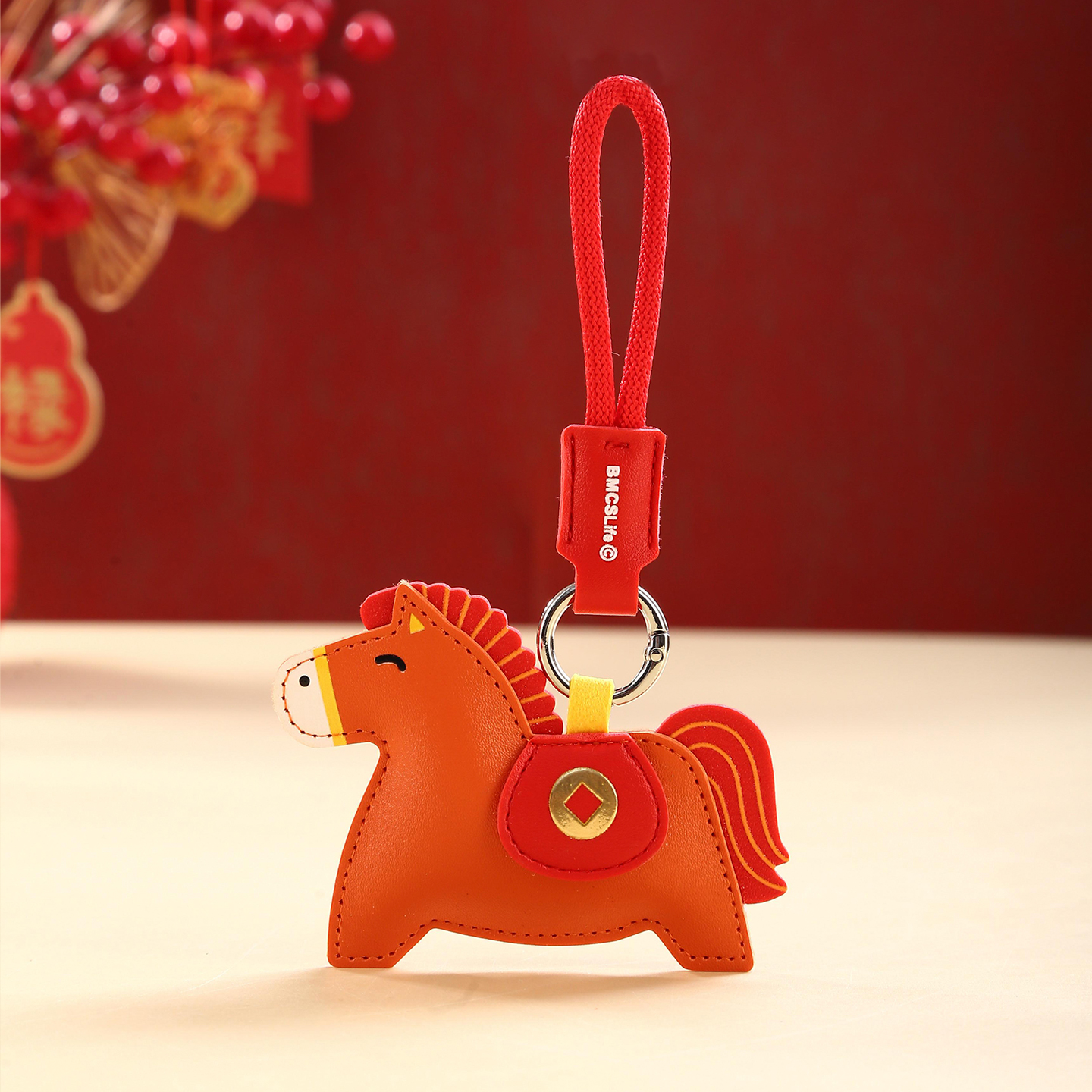 马上发财好运挂件中国风