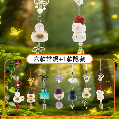 正品猫猫pail盲盒挂件好姐妹礼物