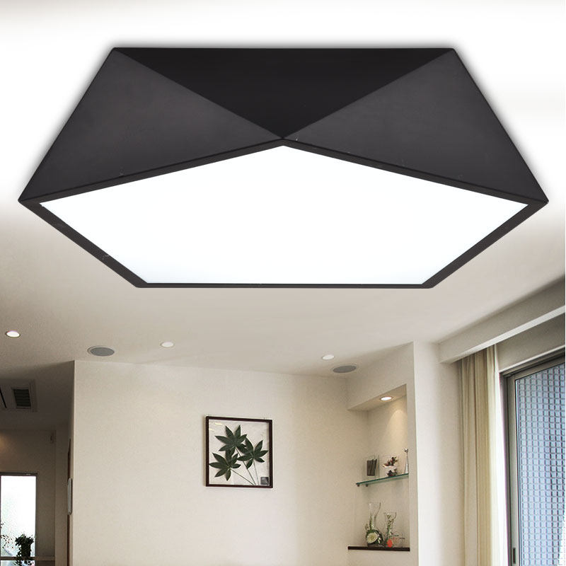 安堤 简约现代led吸顶灯黑色白色几何创意个性客厅卧室餐厅书房房间灯饰灯具阳台过道走廊门厅厨卫灯智能遥控|ruв категории интеллектуальные устройства, умный дом, умный свет - от Buy2taobao.com для оказания профессиональной услуги покупки агента Taobao