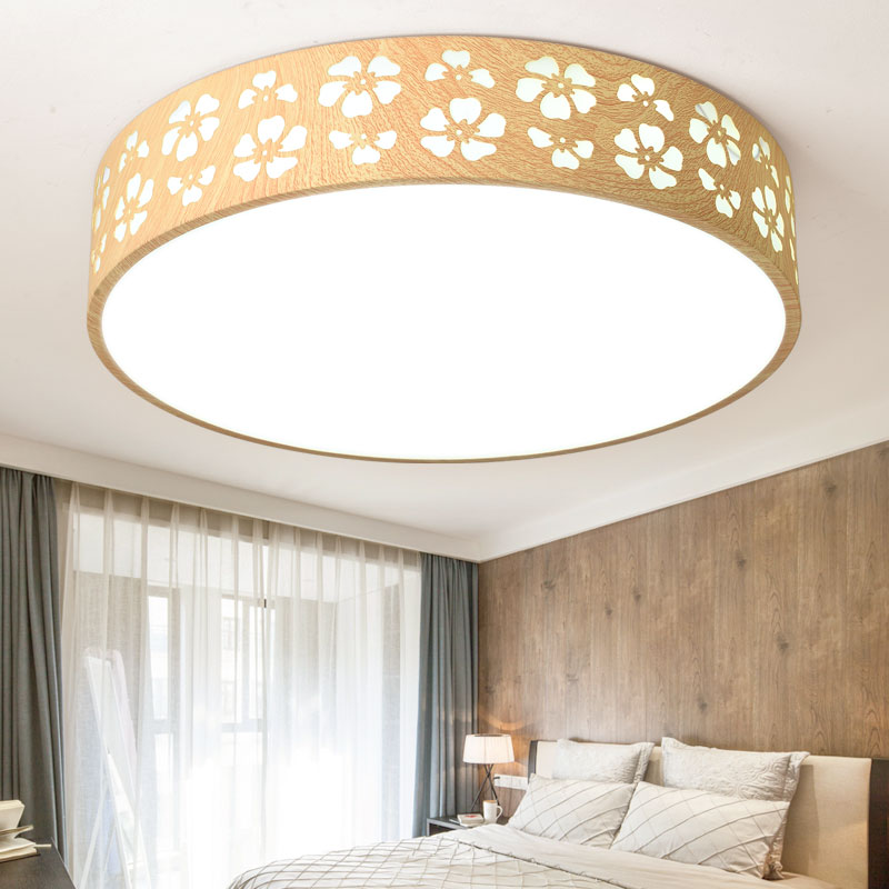 北欧木纹色led智能吸顶灯简约田园花瓣雪花创意温馨大气客厅灯具灯饰卧室餐厅饭厅房间书房阳台玄关门厅遥控|ruв категории интеллектуальные устройства, умный дом, умный свет - от Buy2taobao.com для оказания профессиональной услуги покупки агента Taobao