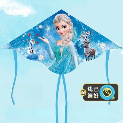 冰雪奇缘1.2米风筝带300米线