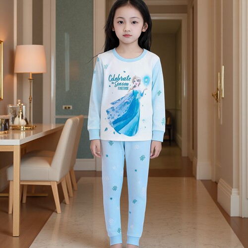 儿童长袖睡衣家居服套装
