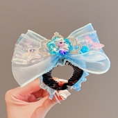 艾莎公主头饰儿童丸子头发梳女童Elsa盘发发扣马尾扣冰雪奇缘发夹