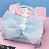 冰雪奇缘包包艾莎公主斜挎包女孩Elsa女王礼物小学生手提包可爱新