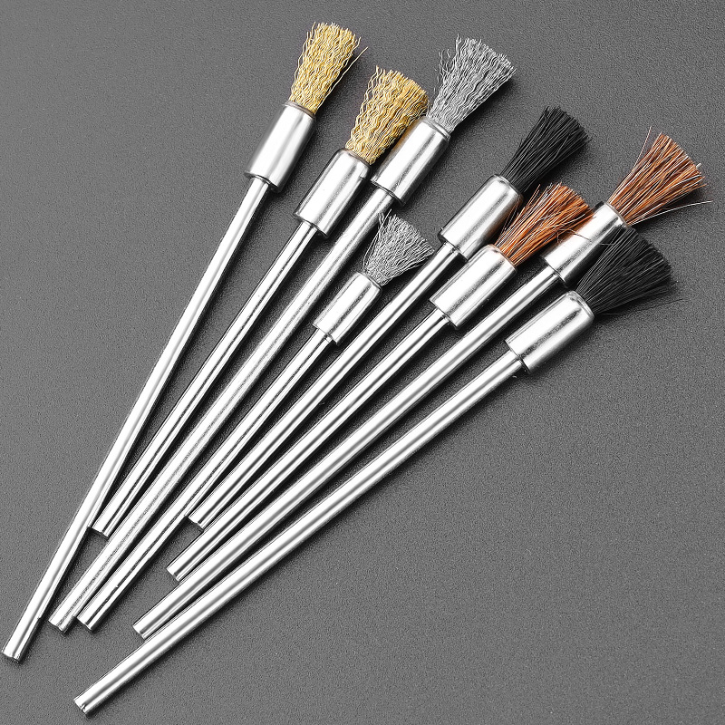 工业用加长柄尼龙除锈打磨钢丝刷