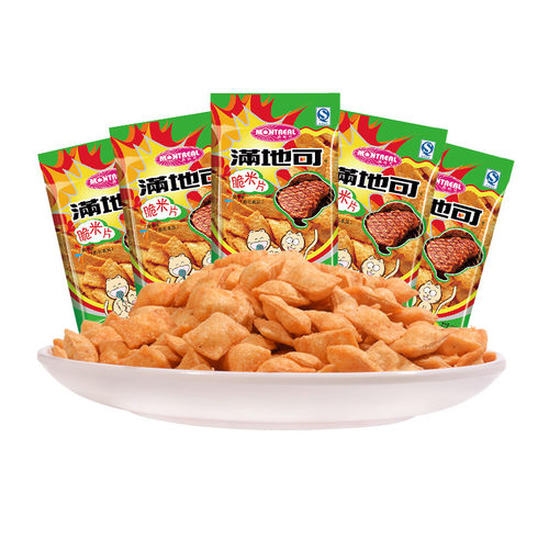 脆米片膨化零食品牌官方店
