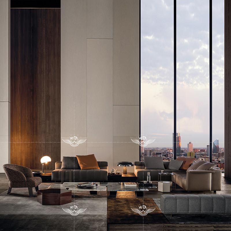 rafamariner高端定制家具米洛提款意大利意式舒适客厅组合沙发