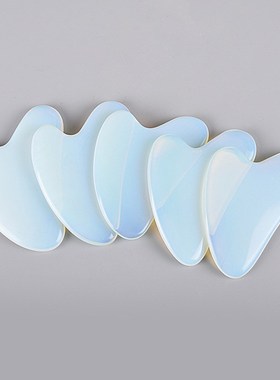 玉石美容按摩刮痧板蛋白石刮痧片经络按摩保健脸部刮痧提拉紧致