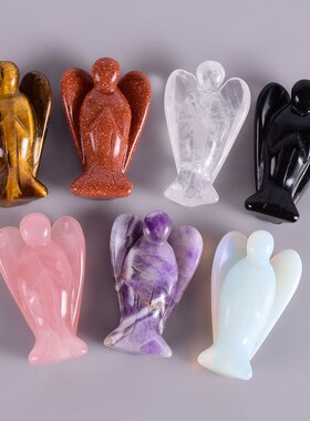 守护天使雕刻摆件工艺品