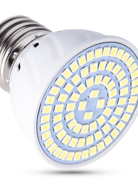 跨境热款led灯杯mr16220Vgu10塑料灯杯e2748珠60珠80珠灯泡照明