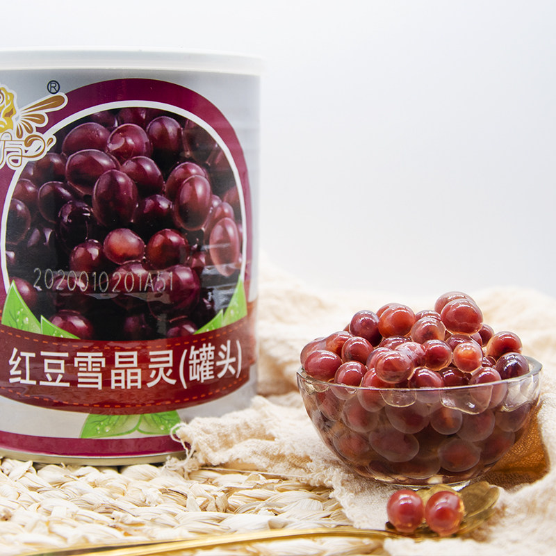 奕方优质红豆血精灵冰沙沙冰水果捞奶茶即食甜品850g罐奶茶店专用