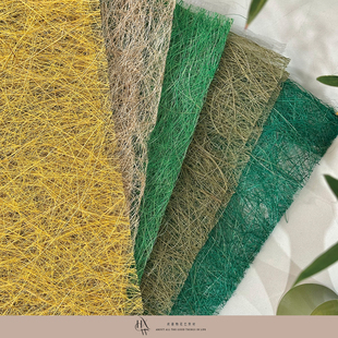 【欢喜物】乱麻丝纱纸鲜花花束内衬网纱外包装纸花艺包装材料