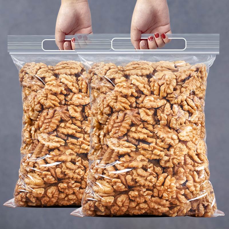 原味生核桃仁2024年新货熟核桃仁去皮无添加罐装500g官方旗舰店