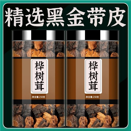 桦树茸俄罗斯进口旗舰店野生正品白桦树茸长白山华树茸颗粒的功效