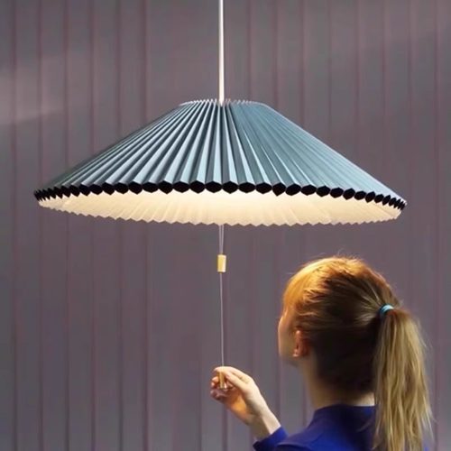 布艺可拉伸艺术餐厅吊灯设计师款