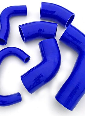 改装涡轮防爆硅胶涡轮中冷管适配三菱 EVO7 EVO8 9代 CT9A 4G63