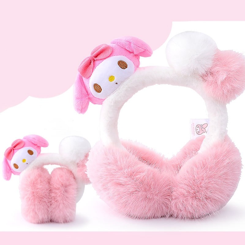 美乐蒂耳罩儿童冬保暖女童耳捂子护耳暖防风幼儿园卡通可折叠耳套