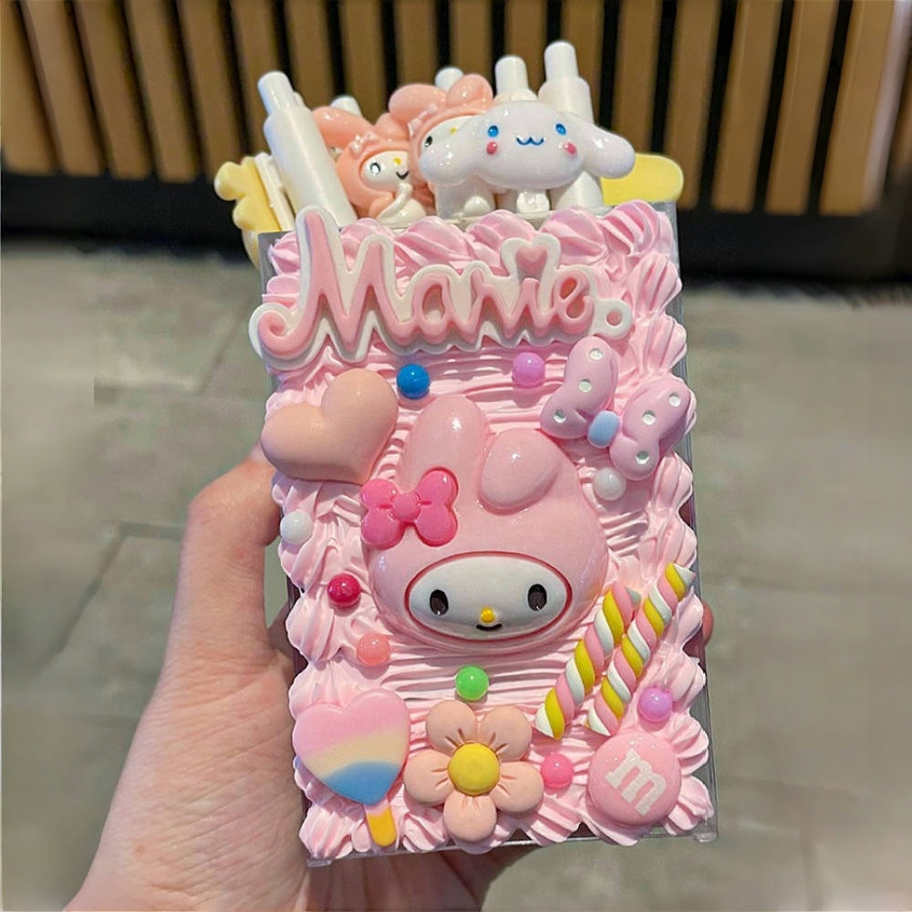 美乐蒂奶油胶DIY笔筒材料