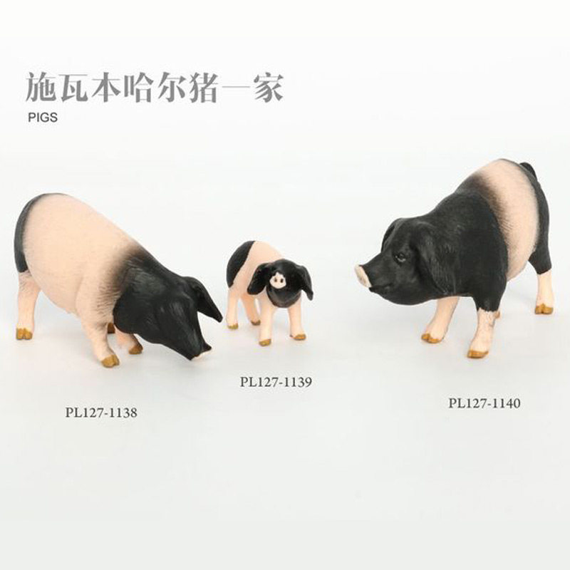 시뮬레이션 동물 모델 농장 국내 돼지 모돈 멧돼지 단단한 플라스틱 목장 장난감 어린이인지 가축 장식품