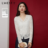 别致重工刺绣蕾丝衫 朗文斯汀法式 DTYC6112C07021 Hello小琼