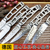 外贸进口清货水果刀坯多功能瓜果刀锤纹锻打蔬果刀锋利一体成型刀
