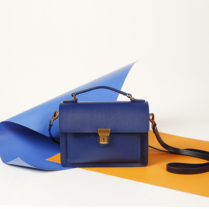 新款ameet色colour系列植鞣革单肩斜跨手提牛津剑桥包6色