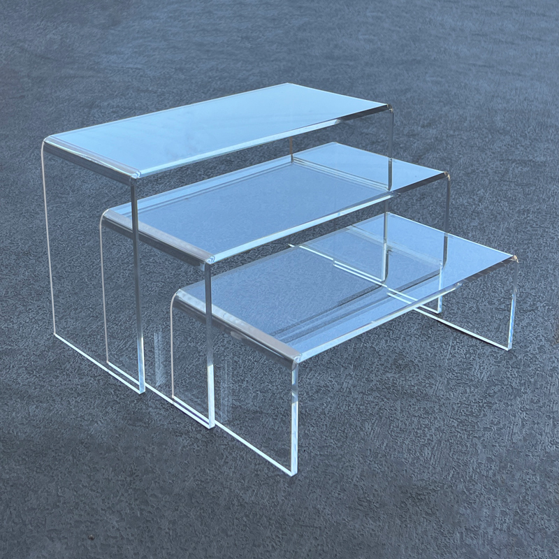 飞成博展亚克力简约ins风分层架