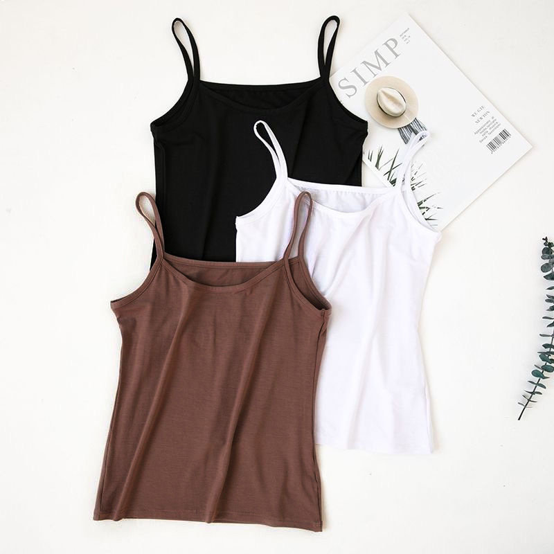 莫代尔吊带背心女短款修身显瘦大码上衣春夏季内搭学生黑色打底衫,女装/女士精品,背心吊带,淘宝优惠券,粉丝福利购,淘宝优惠卷